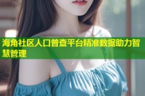 海角社区人口普查平台精准数据助力智慧管理