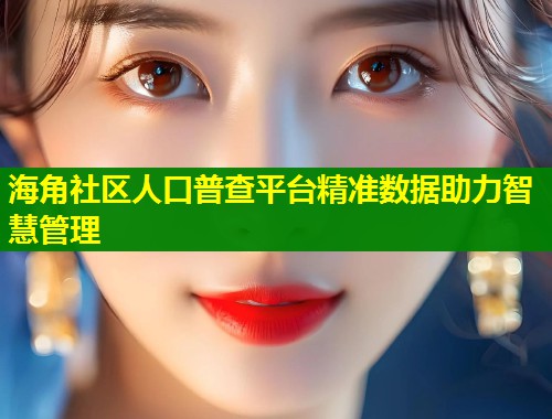 海角社区人口普查平台精准数据助力智慧管理  第2张