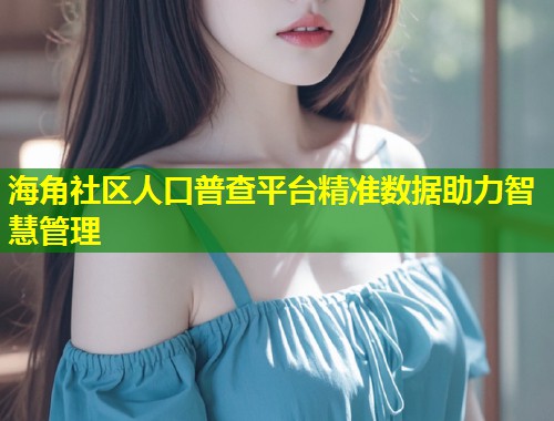 海角社区人口普查平台精准数据助力智慧管理  第1张