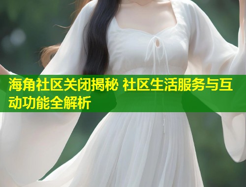 海角社区关闭揭秘 社区生活服务与互动功能全解析  第2张
