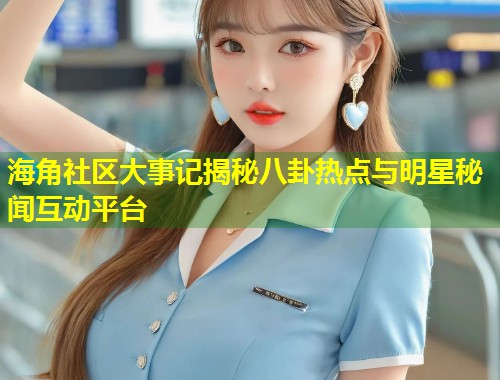 海角社区大事记揭秘八卦热点与明星秘闻互动平台  第1张
