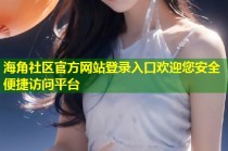 海角社区官方网站登录入口欢迎您安全便捷访问平台