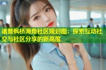 诸暨枫桥海角社区规划图：探索互动社交与社区分享的新高度