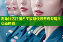 海角社区注册名字攻略快速开启专属社交新体验