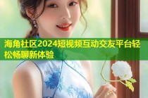 海角社区2024短视频互动交友平台轻松畅聊新体验