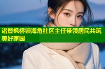 诸暨枫桥镇海角社区主任带领居民共筑美好家园
