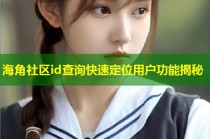 海角社区id查询快速定位用户功能揭秘