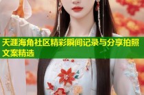 天涯海角社区精彩瞬间记录与分享拍照文案精选