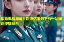 诸暨枫桥海角社区电话服务平台一站通达便捷联系