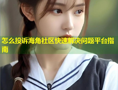 怎么投诉海角社区快速解决问题平台指南  第2张
