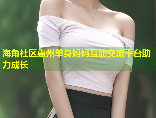 海角社区惠州单身妈妈互助交流平台助力成长  第2张